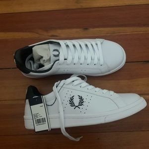Fred Perry leather trainers